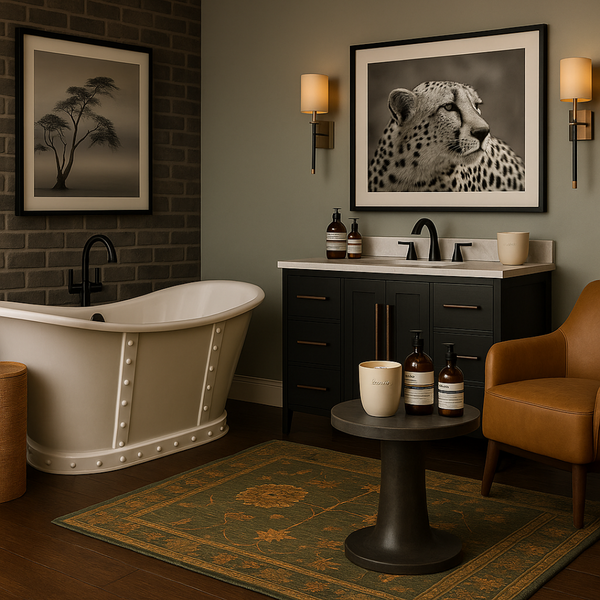 The Industrial Bathroom Edit